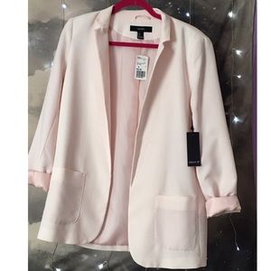 New with TAGS! Blush pink Forever 21 Blazer